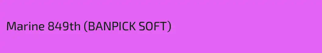 Marine 849th (BANPICK SOFT)